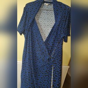 Blue and Black dress